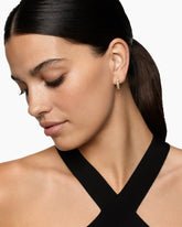 Wisteria® Hoop Earrings in 18K Yellow Gold with Diamonds, 16mm